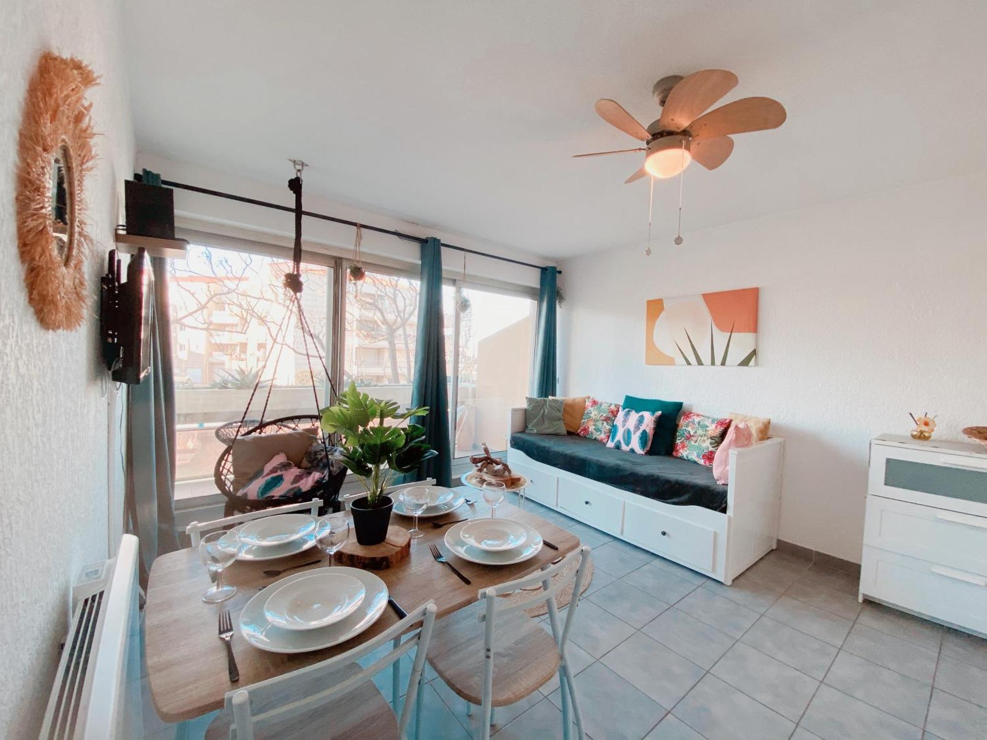 カネSuperbe T2 Au Calme Avec Balcon Sur La Marina - 10アパートメント エクステリア 写真